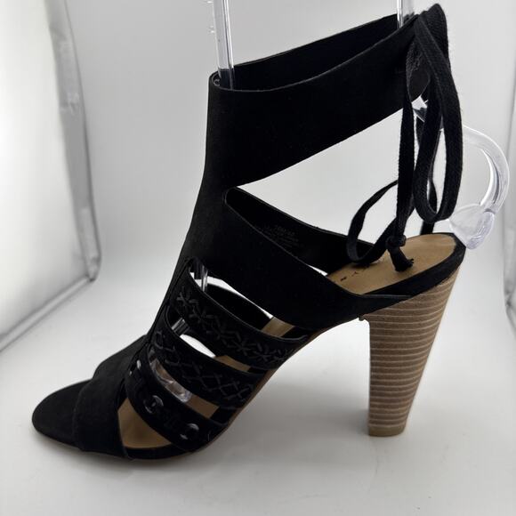 Lucky Brand Women's Radfas Black Sandal Heel Size 10 M NWB - Picture 6 of 15